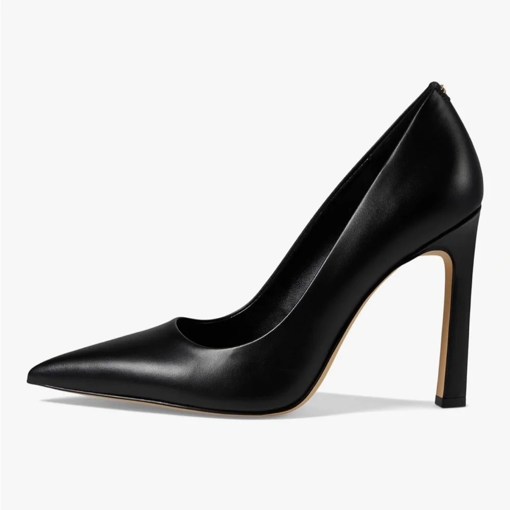 Michael Kors Leather Amara Pump - Black 7.5 NIB - Picture 3 of 7